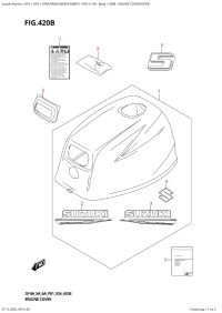 420B  -  Engine  Cover  (Df5A) (420B - ������ ��������� (�����) (Df5A))