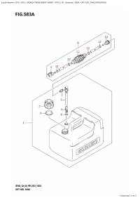 583A - Opt:fuel Tank (Df5A,Df6A) (583A - �����: ��������� ��� (Df5A, Df6A))