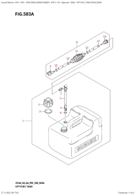 583A  -  Opt:fuel  Tank  (Df5A,Df6A) (583A - �����: ��������� ��� (Df5A, Df6A))
