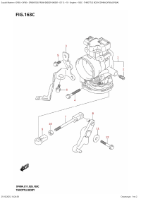 163C  -  Throttle  Body  (Df40A,Df50A,Df60A) (163C -   (Df40A, Df50A, Df60A))