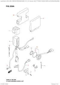 326A  -  Ptt  Switch  /  Engine  Control  Unit  (Df40A,Df50A,Df60A) (326A -   /    (Df40A, Df50A, Df60A))