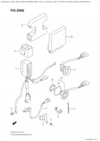326G - Ptt  Switch / Engine Control  Unit (Df60A:e01) (326G -   /    (Df60A: e01))