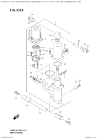 337A  -  Trim  Cylinder  (Df40Ast,Df60A) (337A -   (Df40Ast, Df60A))