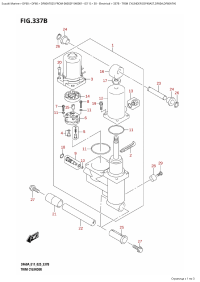 337B - Trim Cylinder  (Df40Ast,Df60A,Df60Ath) (337B -   (Df40Ast, Df60A, Df60Ath))