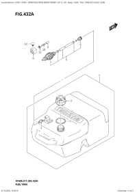 432A  -  Fuel  Tank  (E01,E34,E11,E40) (432A -   (E01, E34, E11, E40))