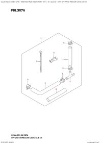 507A - Opt:water Pressure Gauge Sub  Kit (507A - :     )