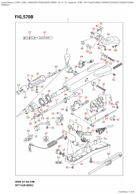 570B  -  Opt:tiller  Handle  (Df40Ast,Df40Asvt,Df50Avt,Df60A, (570B - :  (Df40Ast, Df40Asvt, Df50Avt, Df60A,)