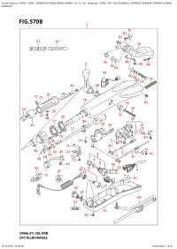 570B  -  Opt:tiller  Handle  (Df40Ast,Df40Asvt,Df50Avt,Df60A, (570B - :  (Df40Ast, Df40Asvt, Df50Avt, Df60A,)