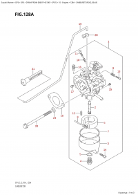 128A - Carburetor (K2,K3,K4) (128A -  (K2, K3, K4))