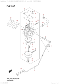128C  -  Carburetor  (Df6A) (128C - ���������� (Df6A))