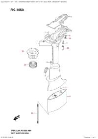 405A  -  Drive  Shaft  Housing (405A - ������ ���� ��������)