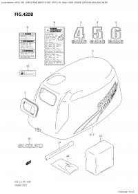 420B - Engine Cover (K3,K4,K5,K6,K7,K8,K9) (420B -   () (K3, K4, K5, K6, K7, K8, K9))