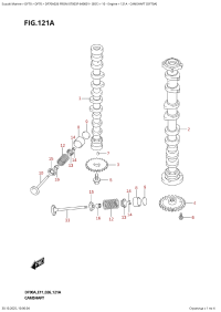 121A  -  Camshaft  (Df70A) (121A -   (Df70A))