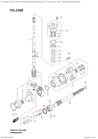 220B  -  Transmission  (X-Transom) (220B -  (X-Transom))