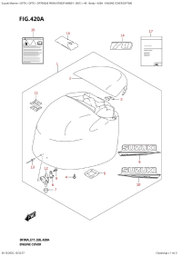 420A  -  Engine  Cover  (Df70A) (420A -   () (Df70A))