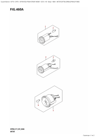460A - Meter (Df70A,Df80A,Df90A,Df100B) (460A -  (Df70A, Df80A, Df90A, Df100B))