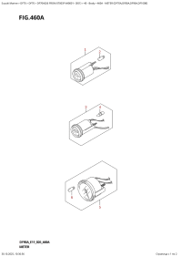 460A  -  Meter  (Df70A,Df80A,Df90A,Df100B) (460A -  (Df70A, Df80A, Df90A, Df100B))
