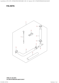 507A  -  Opt:water  Pressure  Gauge  Sub  Kit (507A - :     )
