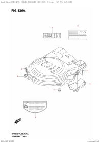 136A  -  Ring  Gear  Cover (136A -   )