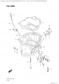 180B - Oil Pan (Df70Ath,Df80A,Df90Ath) (180B -   (Df70Ath, Df80A, Df90Ath))