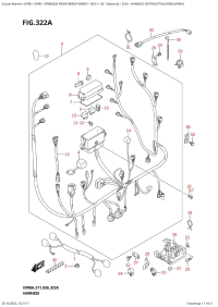 322A  -  Harness  (Df70A,Df75A,Df80A,Df90A) (322A -   (Df70A, Df75A, Df80A, Df90A))