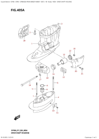 405A  -  Drive  Shaft  Housing (405A -   )