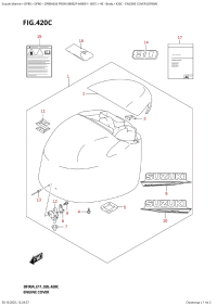 420C  -  Engine  Cover  (Df80A) (420C -   () (Df80A))