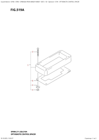 519A  -  Opt:remote  Control  Spacer (519A - :   )