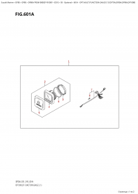 601A - Opt:multi Function Gauge (1) (Df70A,Df80A,Df90A,Df100B) (601A - : multi Function Gauge (1) (Df70A, Df80A, Df90A, Df100B))