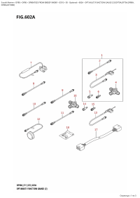 602A  -  Opt:multi  Function  Gauge  (2)  (Df70A,Df75A,Df80A, (602A - : multi Function Gauge (2) (Df70A, Df75A, Df80A,)