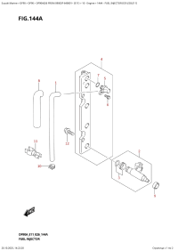 144A  -  Fuel  Injector  (E01,E03,E11) (144A - ��������� �������� (E01, E03, E11))