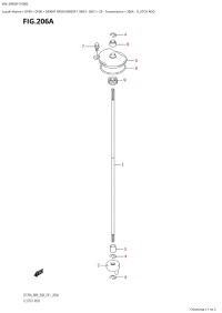 206A - Clutch Rod (206A -  )