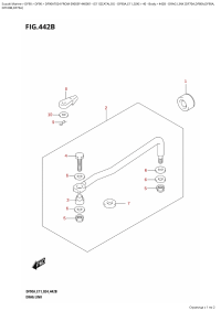 442B  -  Drag  Link  (Df70A,Df80A,Df90A, (442B -   (Df70A, Df80A, Df90A,)
