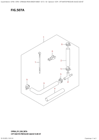 507A  -  Opt:water  Pressure  Gauge  Sub  Kit (507A - �����: �������� ������� ��������� �������� ����)