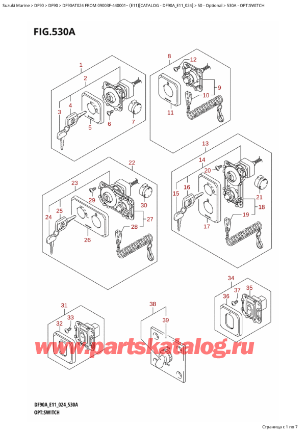   ,    , SUZUKI DF90A TL / TX FROM 09003F-440001~  (E11 024)  2024 , : 