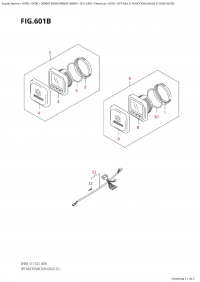 601B  - Opt:multi Function  Gauge  (1)  (See  Note) (601B - : multi Function Gauge (1) (See Note))