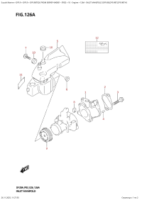 126A  -  Inlet  Manifold  (Df9.9B,Df9.9Bt,Df9.9Bth) (126A - �������� ��������� (Df9.9B, Df9.9Bt, Df9.9Bth))