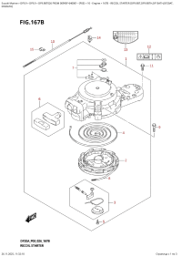167B  -  Recoil  Starter  (Df9.9Bt,Df9.9Bth,Df15Ath,Df20At, (167B - ���������� ������� (Df9.9Bt, Df9.9Bth, Df15Ath, Df20At,)