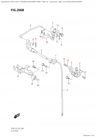 206B - Clutch Rod (Df9.9Bt,Df20At) (206B -   (Df9.9Bt, Df20At))