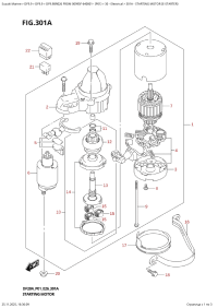 301A  -  Starting  Motor  (E-Starter) (301A - ��������� ��������������� (������ � ����������������))