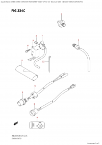 334C - Sensor / Switch (Df9.9A:p01) (334C -    (Df9.9A: p01))