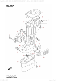 405A  -  Drive  Shaft  Housing  (P01) (405A -    (P01))