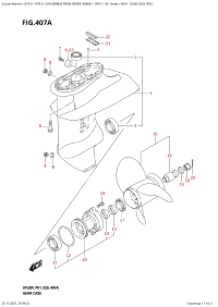407A  -  Gear  Case  (P01) (407A - ������ ������� ������� (P01))