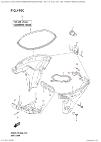 410C  -  Side  Cover  (Df9.9Br,Df15Ar,Df20Ar) (410C - ������� ������ (Df9.9Br, Df15Ar, Df20Ar))
