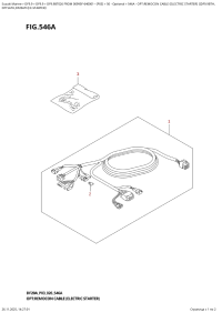 546A  -  Opt:remocon  Cable  (Electric  Starter) ((Df9.9Bth, (546A - �����: ���� �������������� ���������� (��������������) ( (Df9.9Bth,)