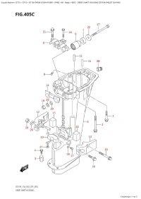 405C - Drive Shaft Housing  (Dt9.9A:p40,Dt15A:p40) (405C -    (Dt9.9A: p40, Dt15A: p40))