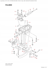 405D - Drive Shaft Housing (Dt15:P40) (405D -    (Dt15: P40))