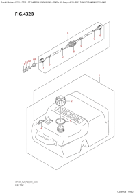 432B - Fuel Tank (Dt9.9A:p40,Dt15A:p40) (432B -   (Dt9.9A: p40, Dt15A: p40))