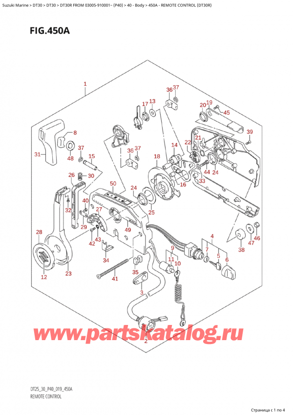 ,   , Suzuki Suzuki DT30R S / L FROM 03005-910001~ (P40) - 2022,   (Dt30R)