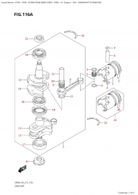 116A - Crankshaft (Dt40W:p40) (116A -  (Dt40W: p40))